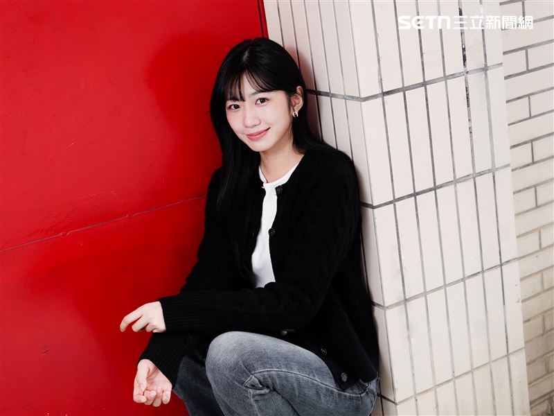 許紫柔接受《三立新聞網》專訪。（圖／記者趙于瑩攝影）