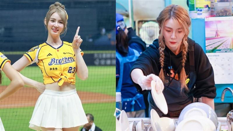 啦啦隊女神過年餐廳「零偽裝」當工讀生