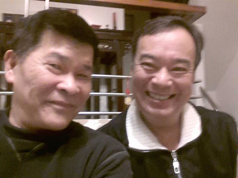 澎恰恰（左）曾與詹緒純合影。（圖／翻攝自澎恰恰臉書）