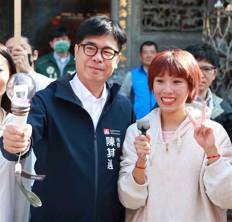 遭賴清德點名「麥克風未來會比較大支」，陳其邁親自解答了。（圖／翻攝自陳其邁臉書）