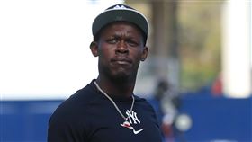 紐約洋基二壘手齊森姆（Jazz Chisholm Jr.）宣告，他將挑戰單季50轟、50盜。（圖／美聯社／達志影像）