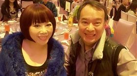 劉明珠（左）與詹緒純老師合作多年。（圖／翻攝自劉明珠臉書）