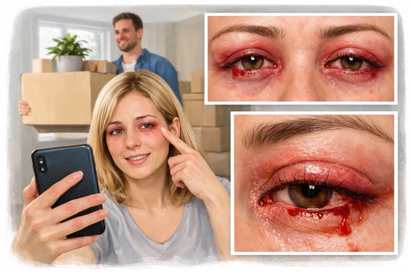 砸1200萬買房卻變醜！人妻入住慘遭「毀容」眼睛出血腫脹…掀地毯嚇瘋（示意圖／三立新聞網生活中心製作）