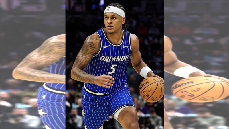 奧蘭多魔術選秀狀元班凱羅（Paolo Banchero）攻下30分。（圖／翻攝自X平台 @TheHoopCentral）