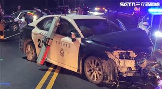太扯！台東醉男「劫警車」狂飆撞爛釀3傷