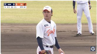 被推派「陪練」韓國　王彥程先發2局0失分