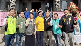 蘇巧慧今天前往三峽長福巖清水祖師廟參拜。（圖／蘇巧慧辦公室提供） 