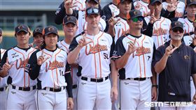 2026統一獅開訓典禮，洋投布雷克加入經典賽加拿大隊。（圖／記者劉彥池攝影）