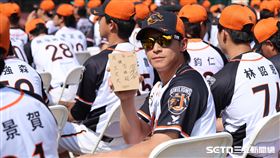 2026統一獅開訓典禮，隊長陳傑憲分享今年球季目標。（圖／記者劉彥池攝影）