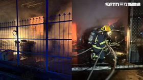 屏東縣潮州鎮,焦屍,火勢,鐵皮屋,農舍,女兒,神明廳（圖／翻攝畫面）