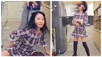 狄鶯跪地M字腿　熱舞「瘋狂甩頭」片段曝