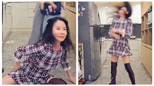 狄鶯跪地M字腿　熱舞「瘋狂甩頭」片段曝