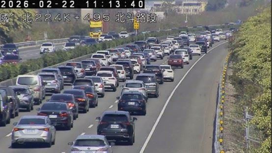 收假國道爆3起事故!下午11壅塞路段出爐