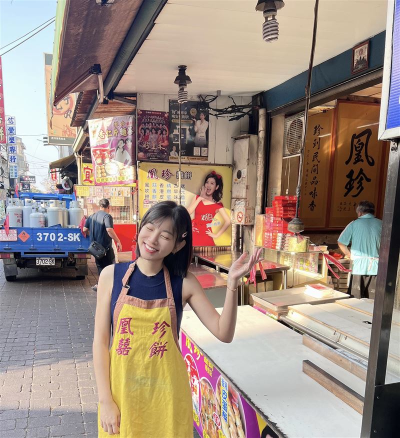 女星米可白春節期間回鹿港老家餅舖幫忙，近日也跟大家分享身體現況。（圖／翻攝自米可白臉書）