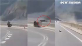 高雄六龜區,旗山醫院,公路局,台南,南橫,桃源區,護欄,台20線,瓦筏哈橋,墜谷（圖／翻攝畫面）