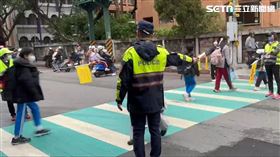 板橋分局,板橋,新北,孩子,護童,專案,義交,校方,家長（圖／翻攝畫面）