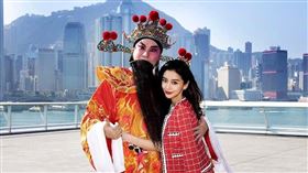港星Angelababy（楊穎）和中國男星黃曉明曾有過一段婚姻。（圖／翻攝自微博）