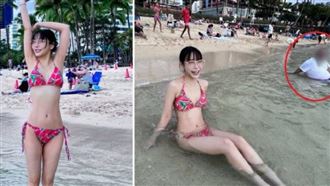 夢露老師辣裝曝光　夏威夷豔遇失控？