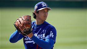 洛杉磯道奇日籍球星大谷翔平。（圖／美聯社／達志影像）