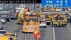 首上班日不平靜！國3彰化和美段爆「7車連撞」釀3傷　車流回堵2KM(圖／翻攝畫面)