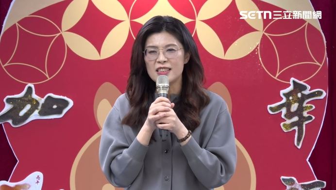 鄭麗文出席國民黨中央黨部新春團拜（圖／翻攝畫面）