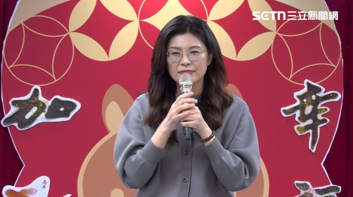 鄭麗文出席國民黨中央黨部新春團拜（圖／翻攝畫面）