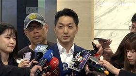 被點名可以直攻總統大位。蔣萬安受訪時不禁笑著說道，2026大選都還有一段時間就問到2028，市府就是推動各項政策，全力以赴。（圖／翻攝畫面）