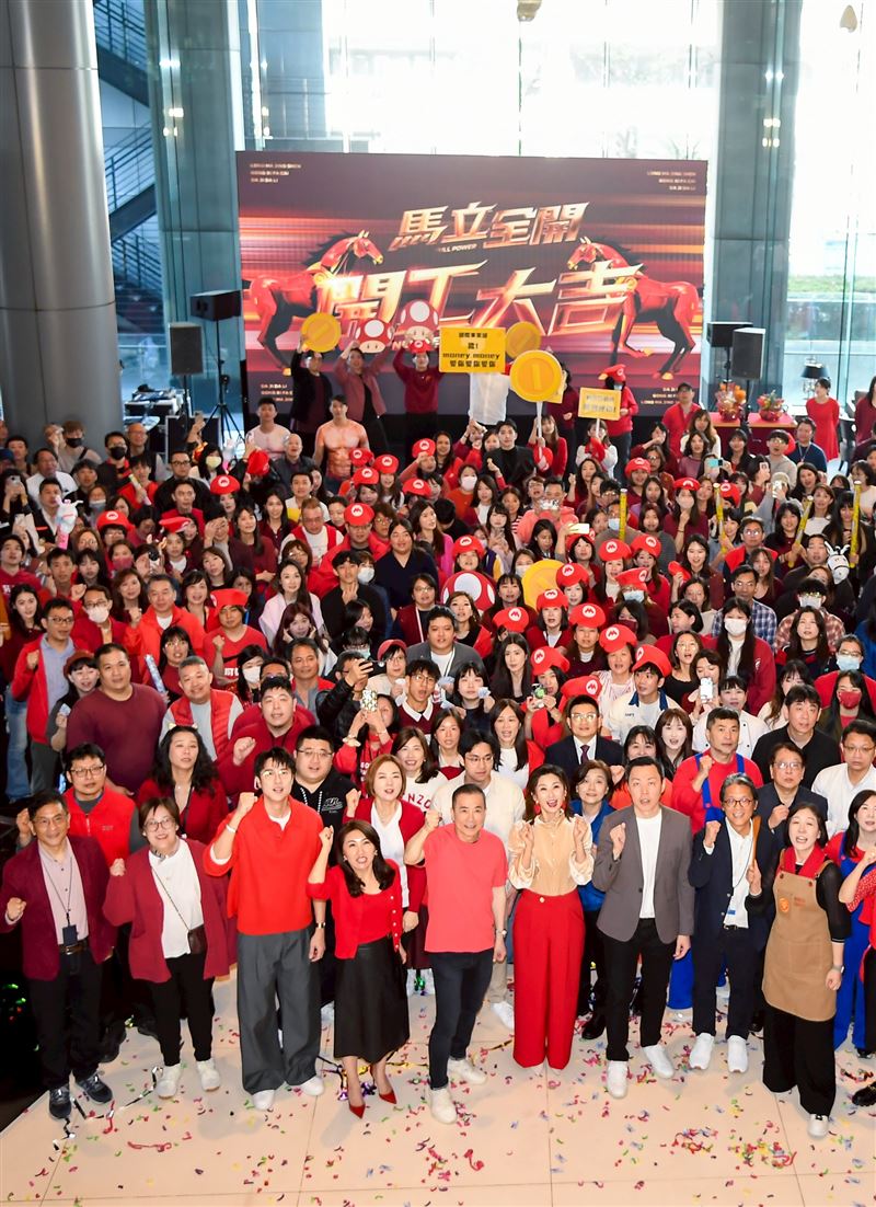 三立開工團拜。（圖／三立提供）