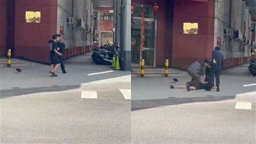 騎機車衝撞基隆警局！前科男遭警壓制逮捕