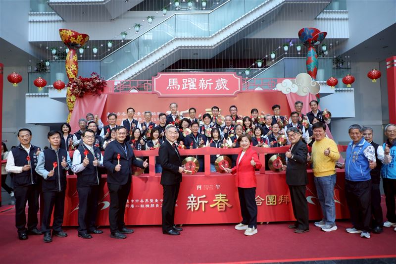 台中市長盧秀燕，8年來首度缺席市府新春團拜。(圖／台中市政府提供)