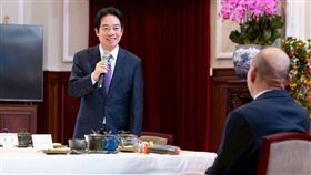 賴清德總統今（23）日與五院院長新春茶敘。（圖／總統府提供）