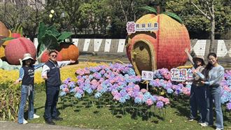 桃園燈會必看！會稽河濱公園變身童話仙境　展現在地農業榮景。（圖／桃園電子報提供） 