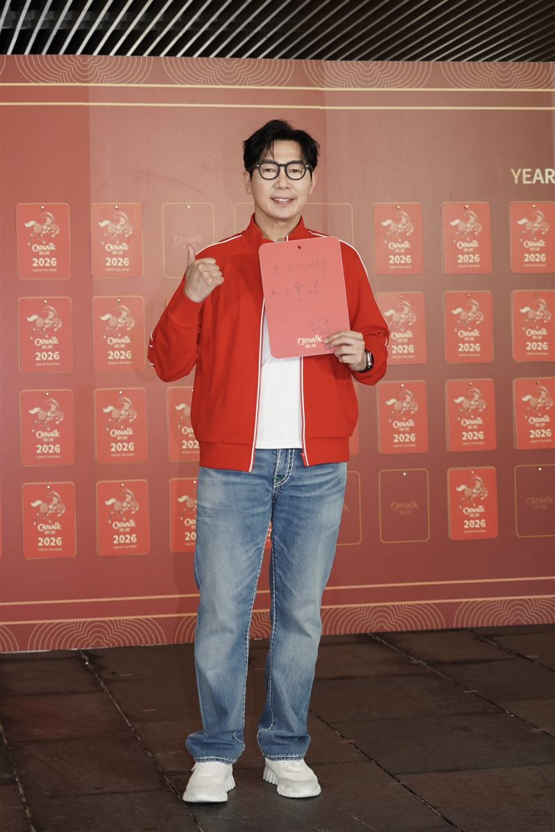 品冠出席凱渥開工記者會。（圖／記者趙于瑩攝影）