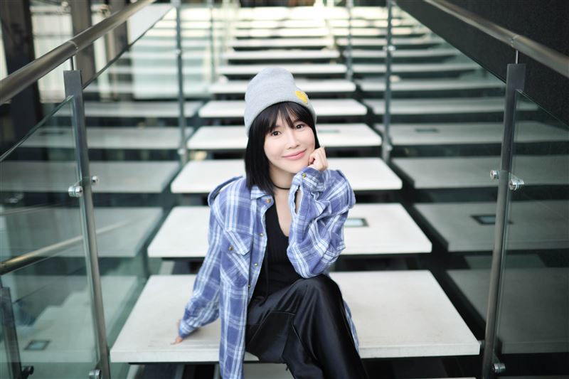 壯壯接受《三立新聞網》專訪。（圖／記者鄭孟晃攝影）