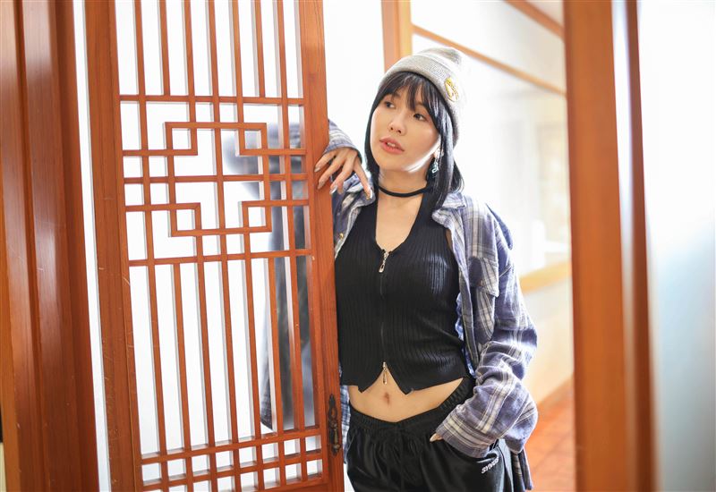 壯壯談感情現況。（圖／記者鄭孟晃攝影）