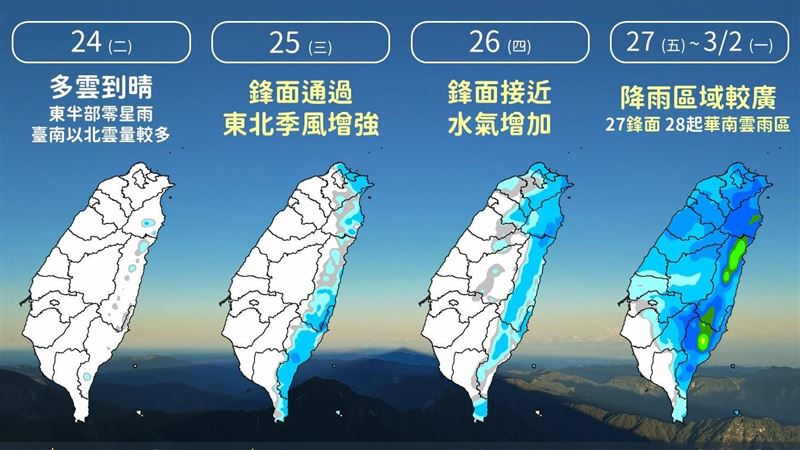 228連假雨彈開炸 這天起連下4天轉濕涼