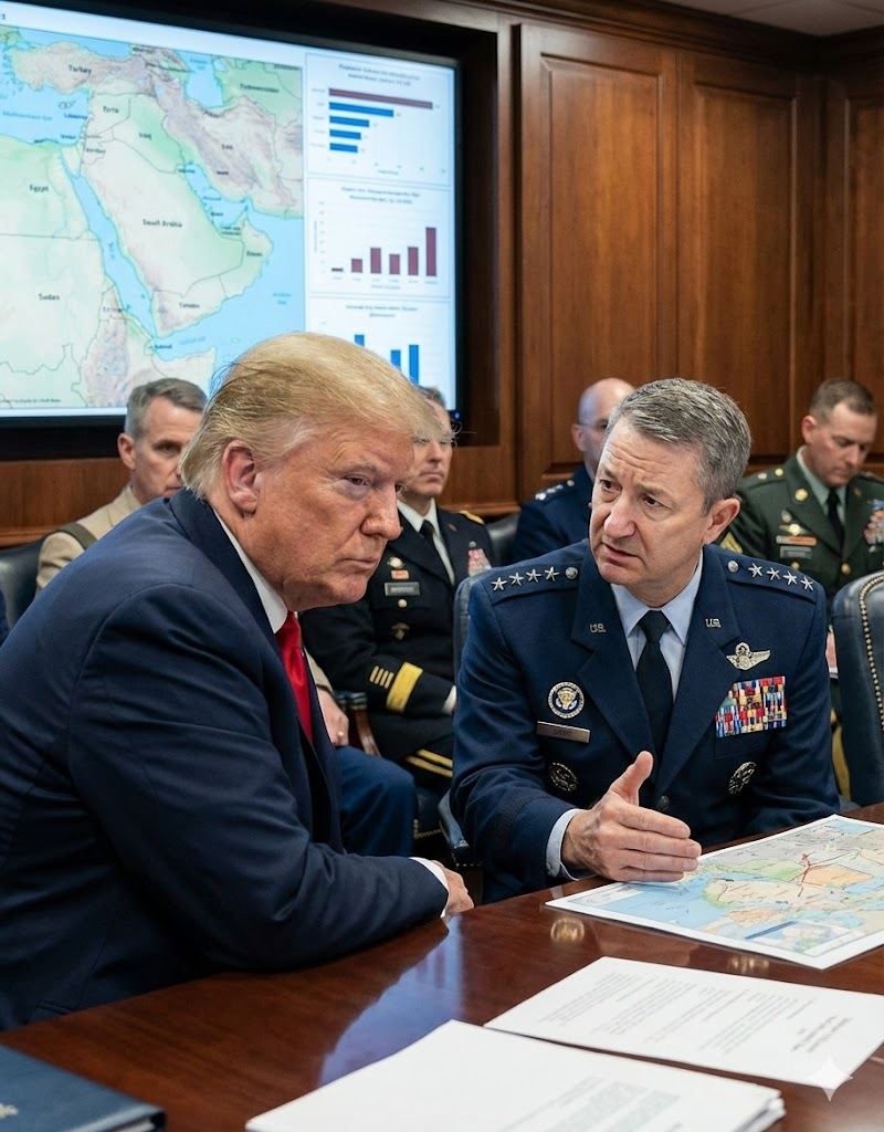 根據《華盛頓郵報》的原文報導，凱恩在上週一場包含副總統范斯（JD Vance）、國務卿盧比歐（Marco Rubio）及國防部長赫格塞斯（Pete Hegseth）等高層參與的白宮內部會議中，對攻擊伊朗的行動提出擔憂。（圖／圖為GEMINI生成示意圖）