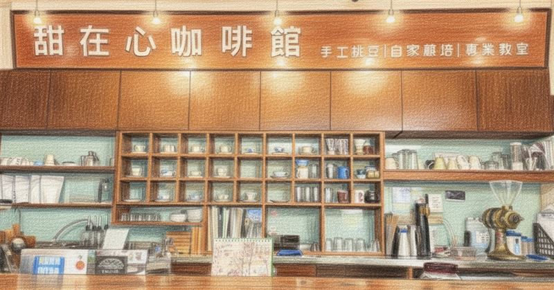 甜在心咖啡館說，「我愛我小小多山的國家，它的名字叫台灣」。（圖／翻攝自甜在心咖啡館臉書）