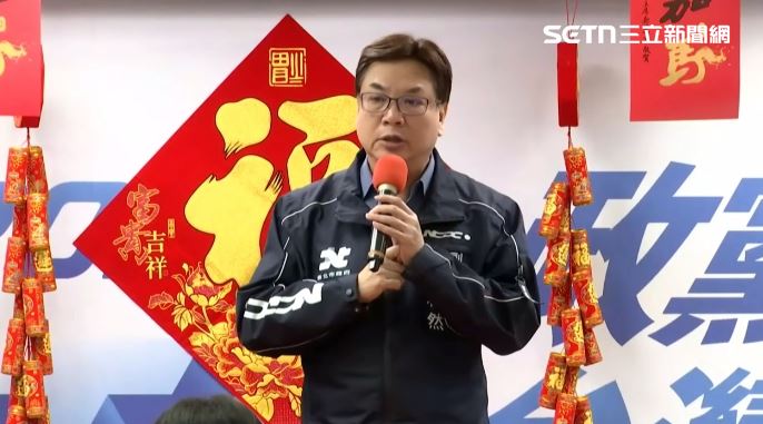 劉和然出席國民黨新北市新春團拜。（圖／翻攝畫面）