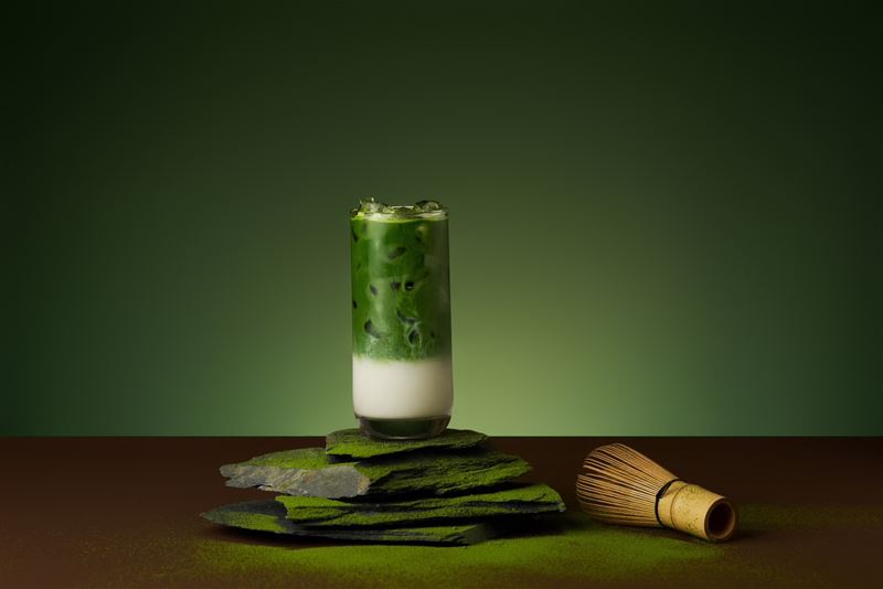 侍茶匠新品－極上宇治抹茶系列，桂香抹茶歐蕾M$90。（圖／品牌業者提供）