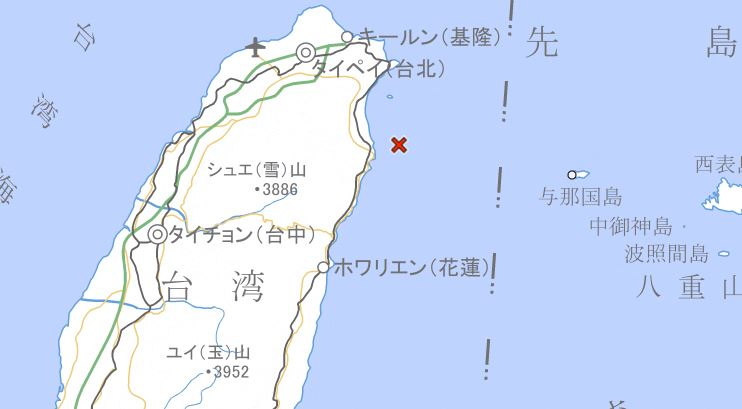 台灣5.6地震大搖!日氣象廳急發相關資訊