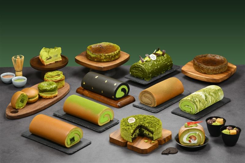 亞尼克「京都宇治茶季」17款宇治一番茶御享級甜點。（圖／品牌業者提供）