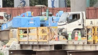 新／民權大橋改建意外　墜河1命危1傷