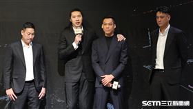 林志傑引退記者會，昔日戰友曾文鼎到場。（圖／記者劉彥池攝影）