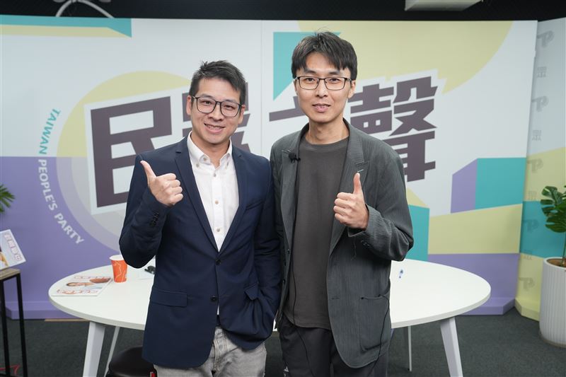 民眾黨新北市議員參選人陳彥廷接受許甫專訪(圖/民眾黨提供)