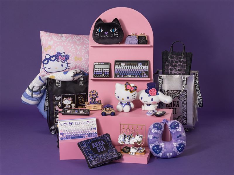 ANNA SUI X 三麗鷗全店時尚聯名3月11日開跑。（圖／品牌業者提供）
