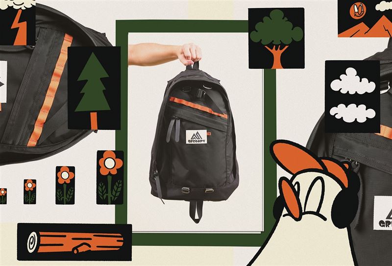 Gregory與藝術家矢入幸一Koichi Yairi推出全新聯名系列。（圖／品牌業者提供）