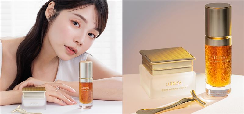 LUDEYA露緹雅年輕水光能量觸及肌底核心「瑰泌系列」綻放深度之美。（圖／品牌業者提供）