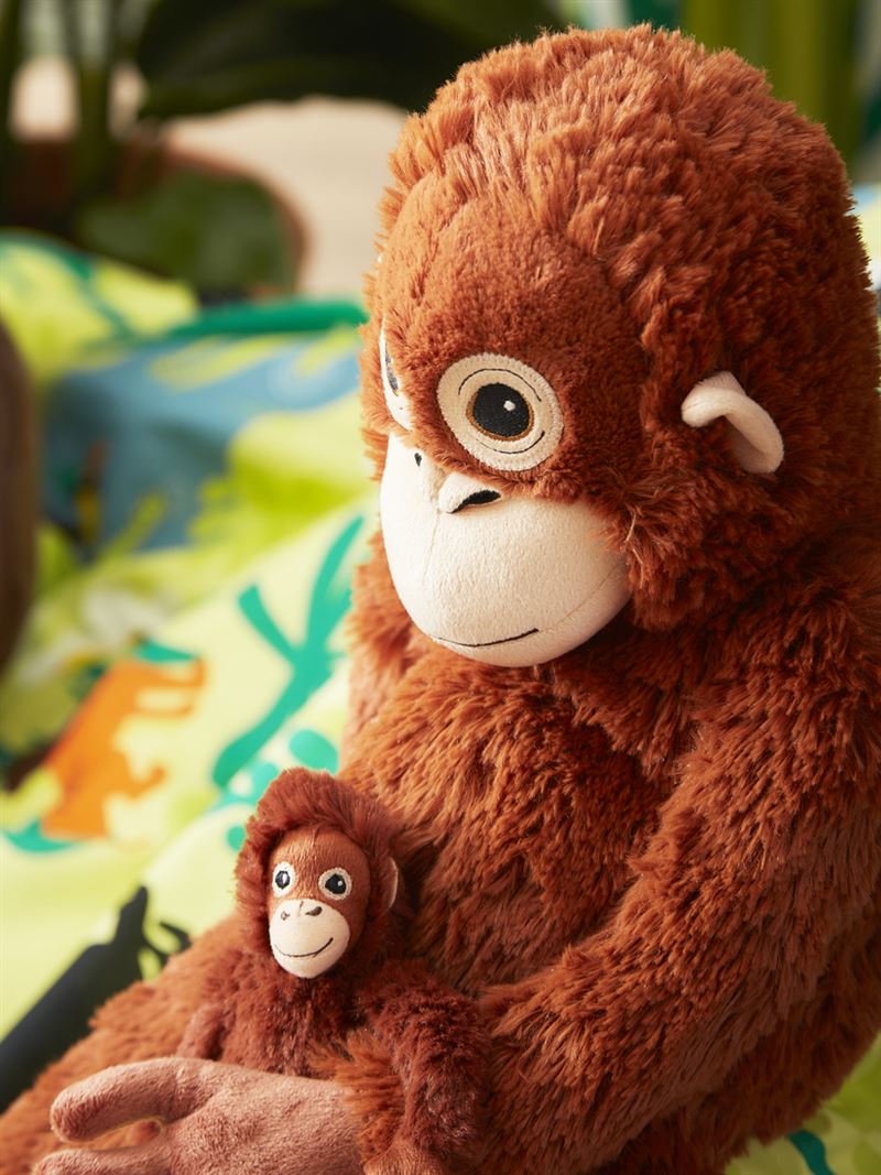 IKEA 猩猩玩偶DJUNGELSKOG台灣官網賣到缺貨。(圖／IKEA提供)