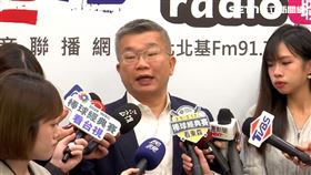 蔡其昌接受媒體聯訪，提醒東京巨蛋有國旗大小規定（圖／翻攝畫面）